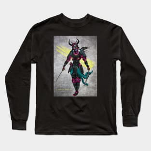 Cyberpunk Samurai (Colors full) Long Sleeve T-Shirt